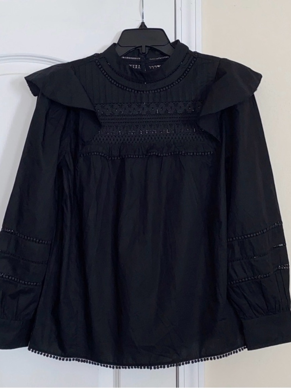 NWT J. Crew Black Top Small